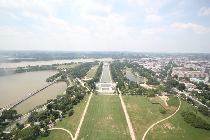 View of the Lincoln Memorial from the WA Monument